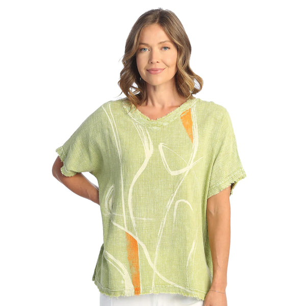 Jess & Jane "Willow" Mineral Washed Gauze Top - M92-1460