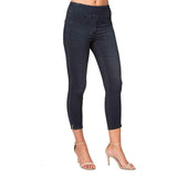 Paris "Joy" Cropped Jean in Dark Blue - Joy-DB