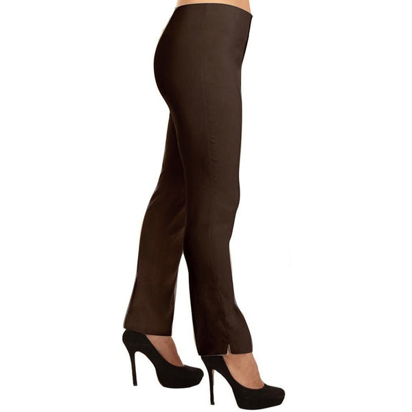 Lior Paris "Lize" Straight 29.5" Pant in Brown -LIZE-BRN