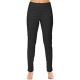 "Sasha" Pull-On Straight Leg Pant in Black - SASH-BLK