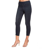 Paris "Joy" Cropped Jean in Dark Blue - Joy-DB