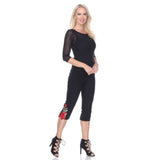 Mesmerize Sheer Mesh Top in Black - X-Ray-Blk - Sizes S & M Only - Final Sale!