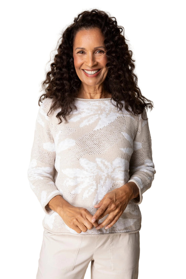 Sunflower Stitches Pullover - 83500