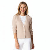 Coastal Crochet V-Neck Cardigan - 84017