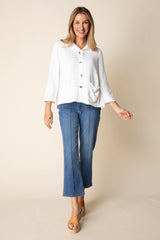 Sweater Together Pleat Back Jacket - 81258