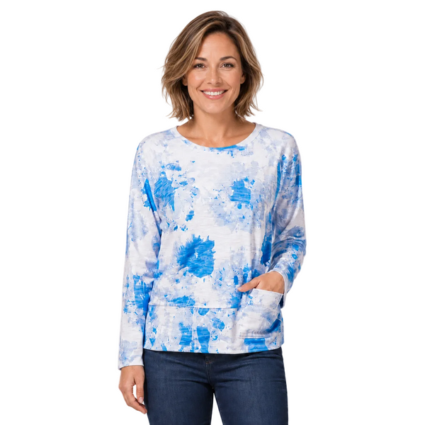 Soft Cotton Sunburst Pullover - 14420