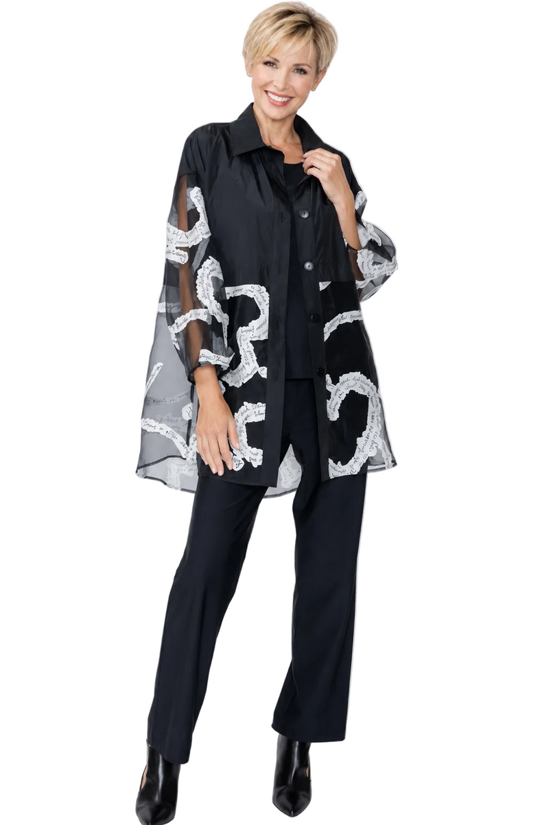 Just In! Organza Midi Blouse - 7738B