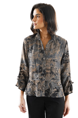 Express Travel Jacobian Floral Event Jacket - 33921 - Size S Only!