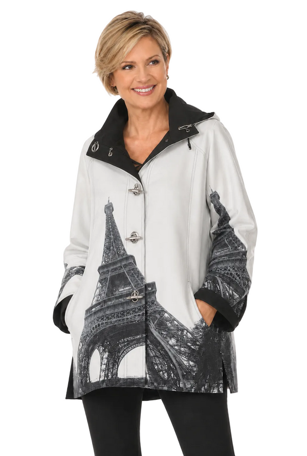 Oopéra by Lindi Eiffel Tower Raincoat - J2439RW-1 - Size XXL Only!