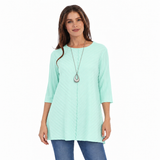 Diagonal Rib Tunic - CS342 - Size S Only!