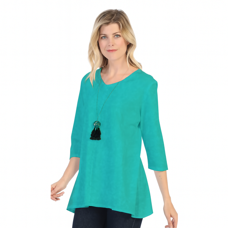 V-Neck Tunic Top in Atlantic - SC115-ATL