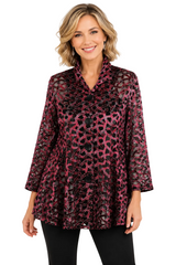 Soutache Ombré Jacket in Red - 300-RD - Sizes XS & XXL Only!