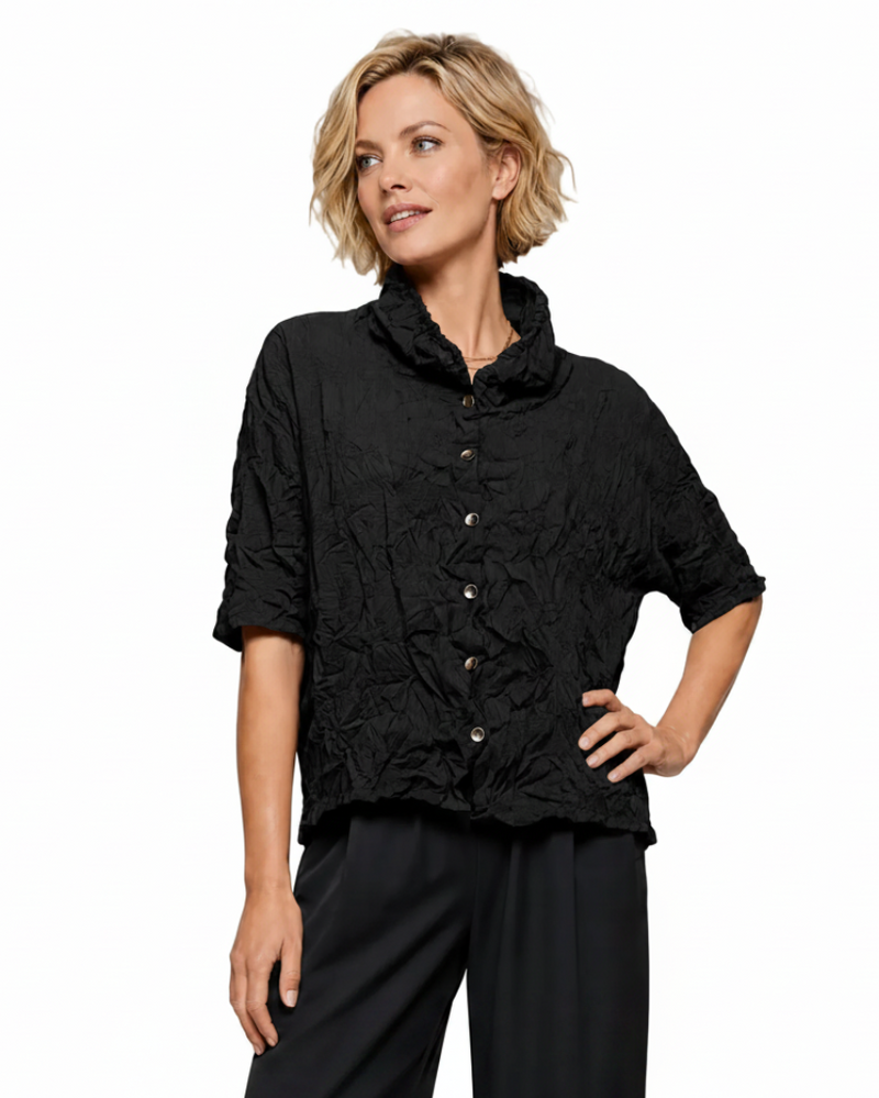 Crinkled Woven Shirt - T65171