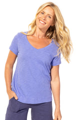 Peruvian Cotton V-Neck Tee - 10000