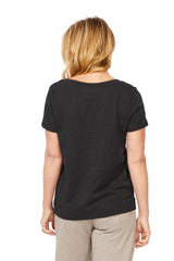 Peruvian Cotton V-Neck Tee - 10000