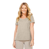 Peruvian Cotton V-Neck Tee - 10000