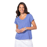 Peruvian Cotton V-Neck Tee - 10000