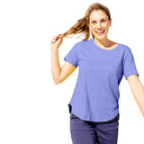 Textured Peruvian Cotton Carefree Tee - 10003