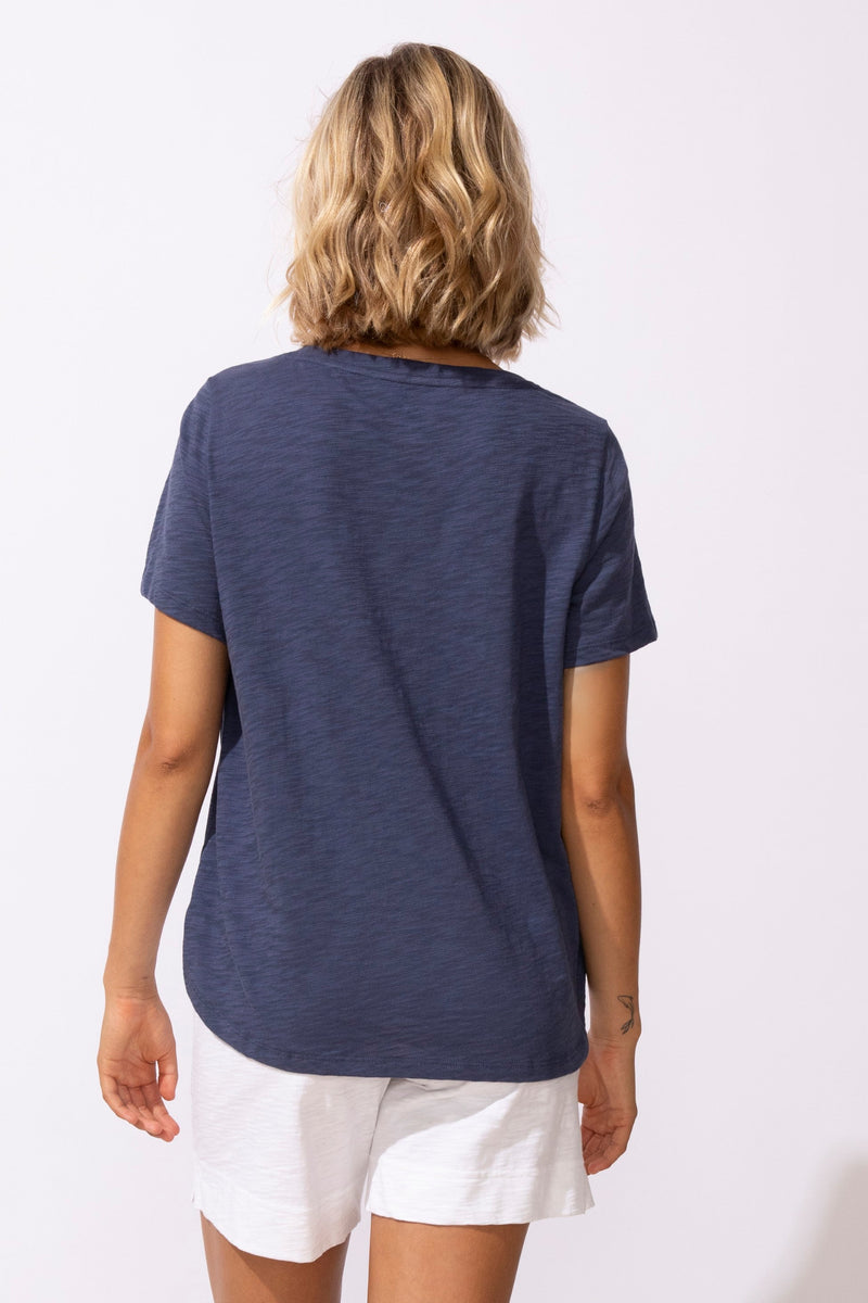 Textured Peruvian Cotton Carefree Tee - 10003