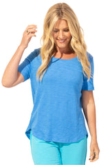 Textured Peruvian Cotton Carefree Tee - 10003