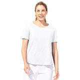 Textured Peruvian Cotton Carefree Tee - 10003