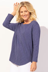 Textured Peruvian Cotton Weekender Tunic — white