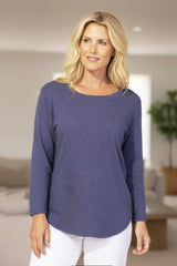 Textured Peruvian Cotton Weekender Tunic — white
