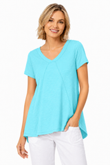 Soft Cotton Swing Tunic Tee - 10022 - Size XS Only!