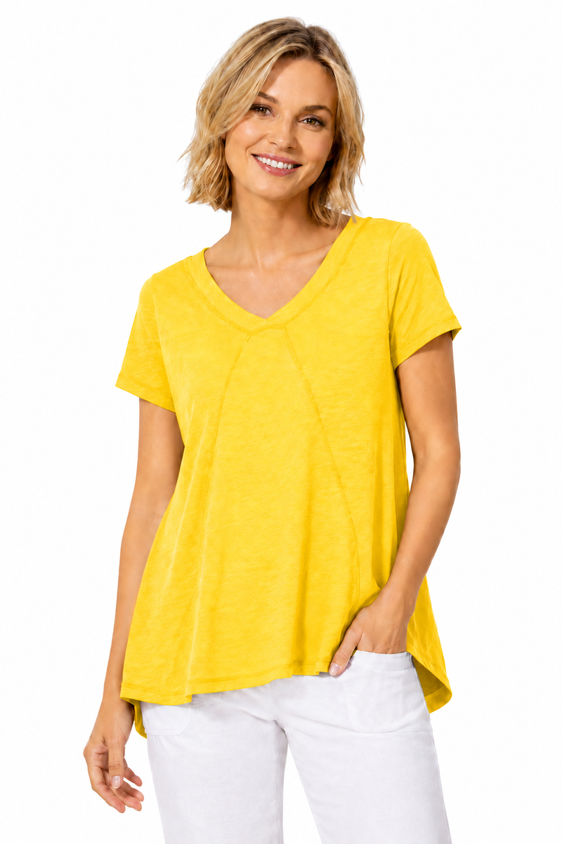 Soft Cotton Swing Tunic Tee - 10022 - Size XS Only!