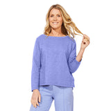 Textured Peruvian Cotton Boxy Tee - 10025
