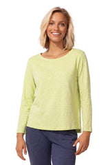 Textured Peruvian Cotton Boxy Tee - 10025