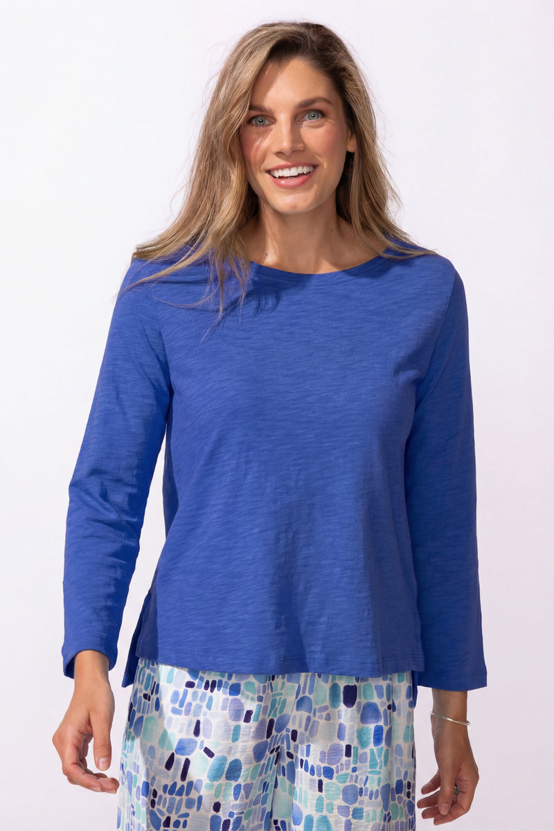 Textured Peruvian Cotton Every Body Tee — resort