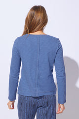 Textured Peruvian Cotton Slub Stay Centered Tee - 10030