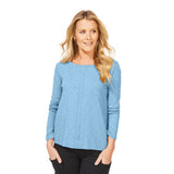 Textured Peruvian Cotton Slub Stay Centered Tee - 10030