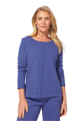 Textured Peruvian Cotton Slub Stay Centered Tee - 10030