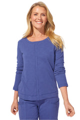 Textured Peruvian Cotton Slub Stay Centered Tee - 10030