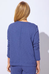 Textured Peruvian Cotton Slub Stay Centered Tee - 10030