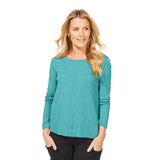 Textured Peruvian Cotton Slub Stay Centered Tee - 10030