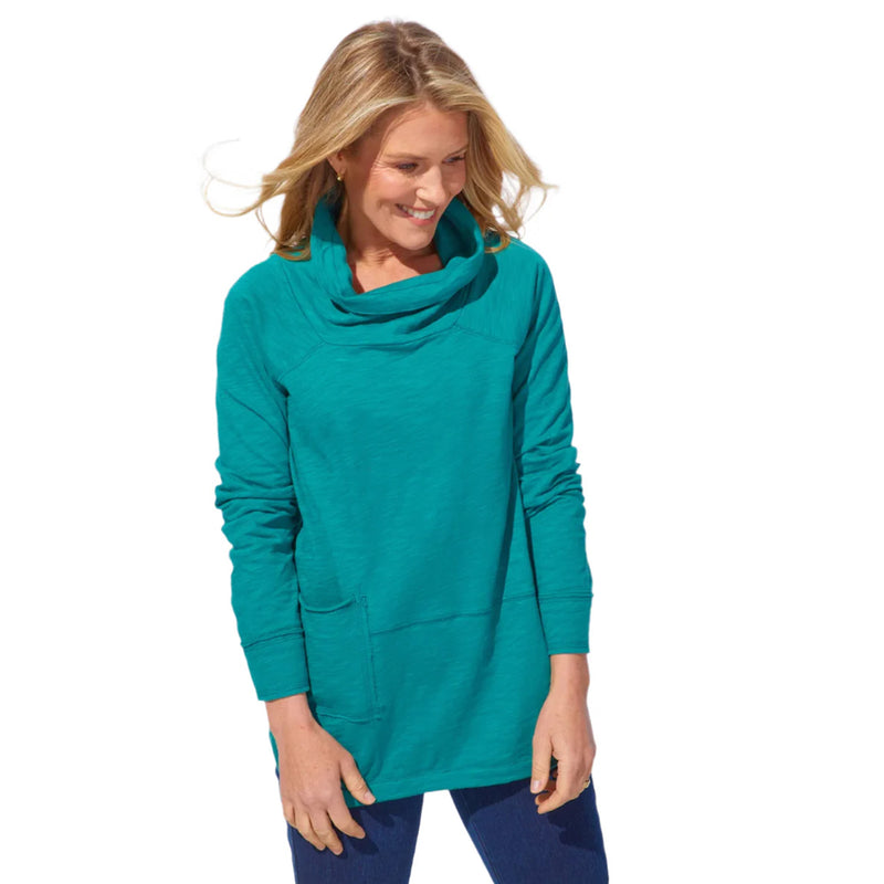 Textured Peruvian Cotton Slub Weekend Cowl - 10032