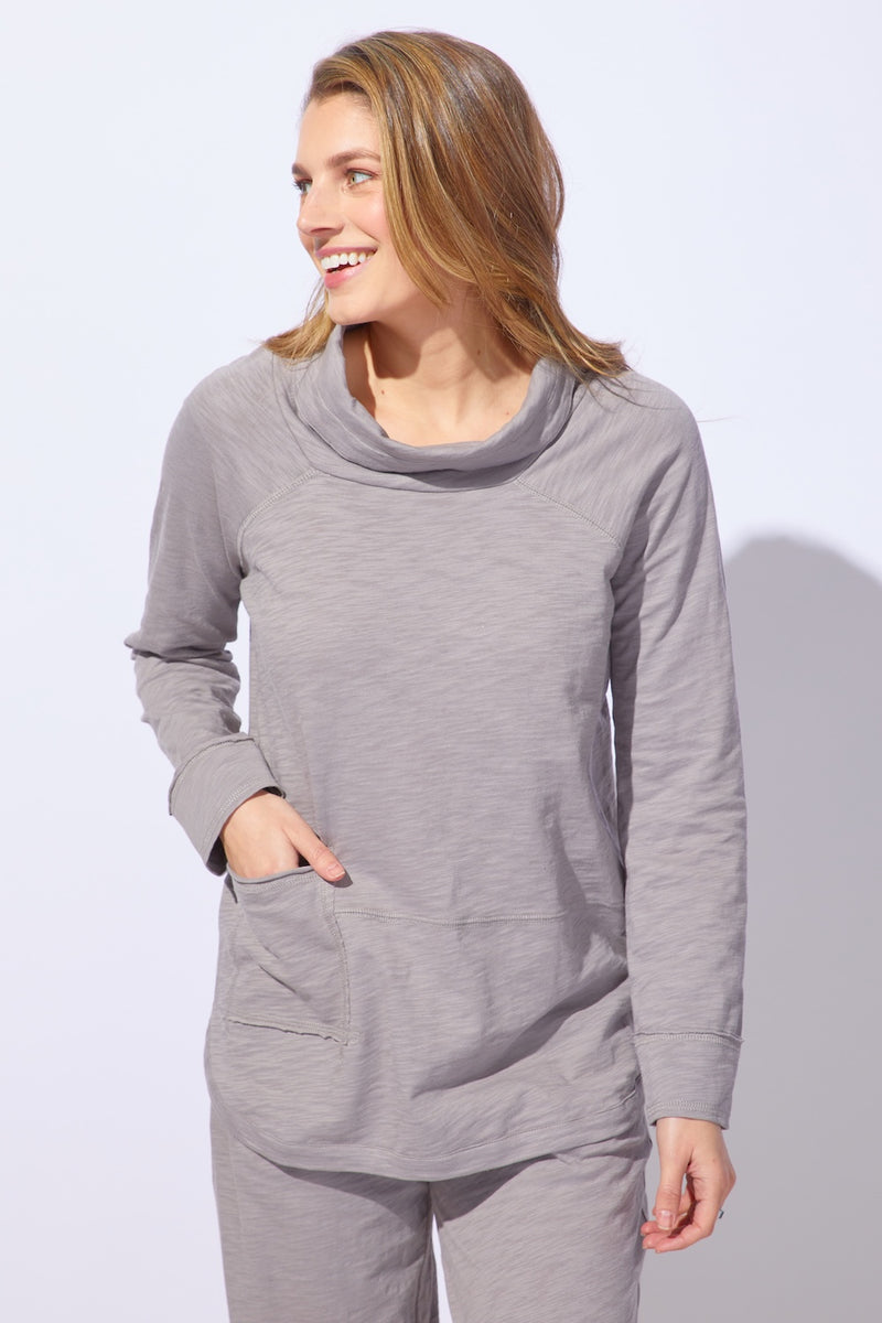 Textured Peruvian Cotton Slub Weekend Cowl - 10032