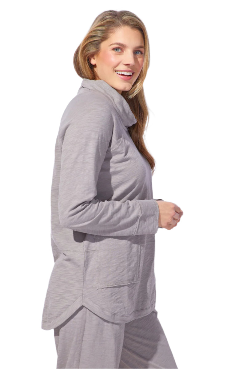 Textured Peruvian Cotton Slub Weekend Cowl - 10032