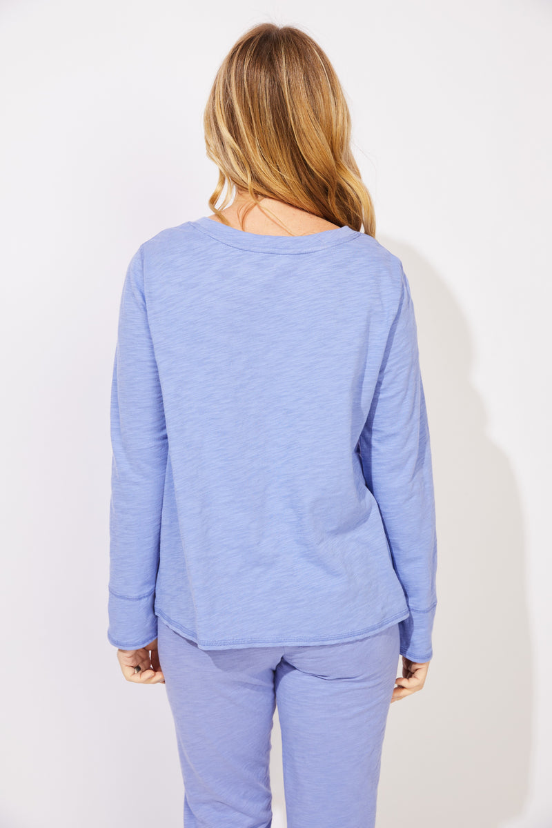 Textured Peruvian Cotton Twist Pullover - 10033
