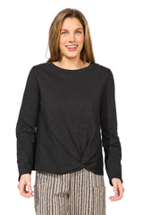 Textured Peruvian Cotton Twist Pullover - 10033