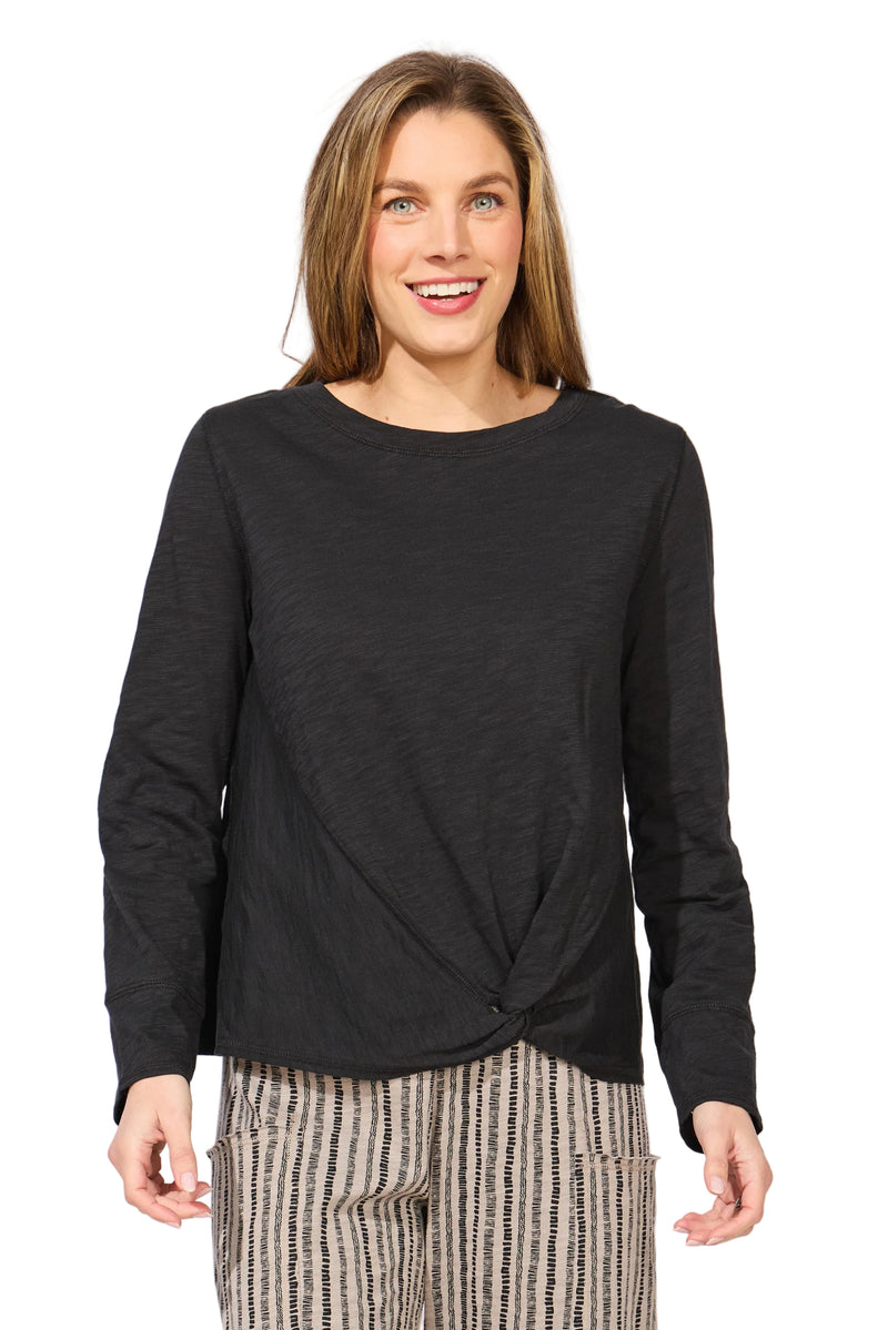 Textured Peruvian Cotton Twist Pullover - 10033