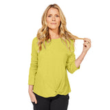 Textured Peruvian Cotton Twist Pullover - 10033