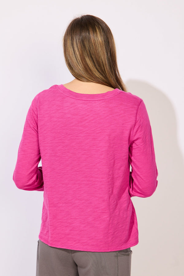 Textured Peruvian Cotton Twist Pullover - 10033