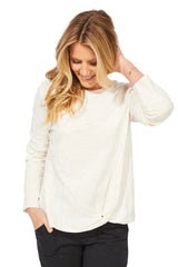 Textured Peruvian Cotton Twist Pullover - 10033