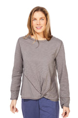 Textured Peruvian Cotton Twist Pullover - 10033