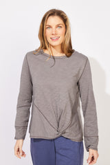 Twist and Shout Pullover — fuchsia