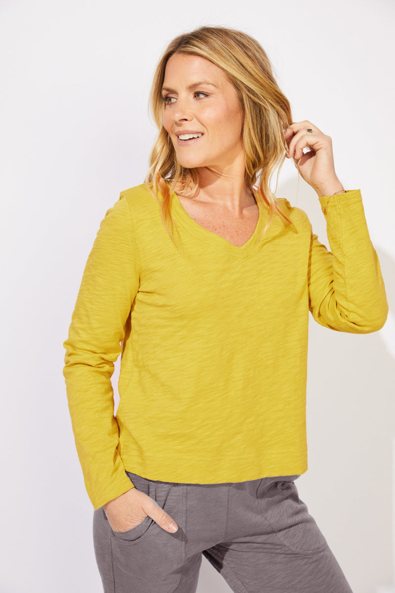 Peruvian Cotton Sedona Tee — pearl